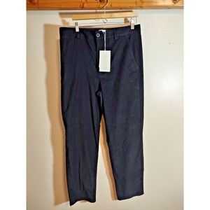 COS Women's 12 Black Corduroy Pants NWT Organic Cotton